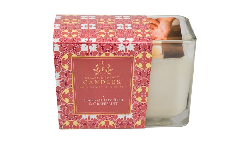 Hannah Lily, Rose & Grapefruit: 2-in-1 Soy Lotion Candle - 7oz
