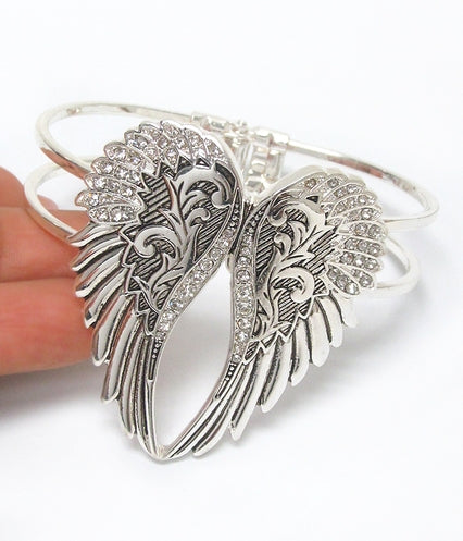 Angel Wings Bangle Bracelet