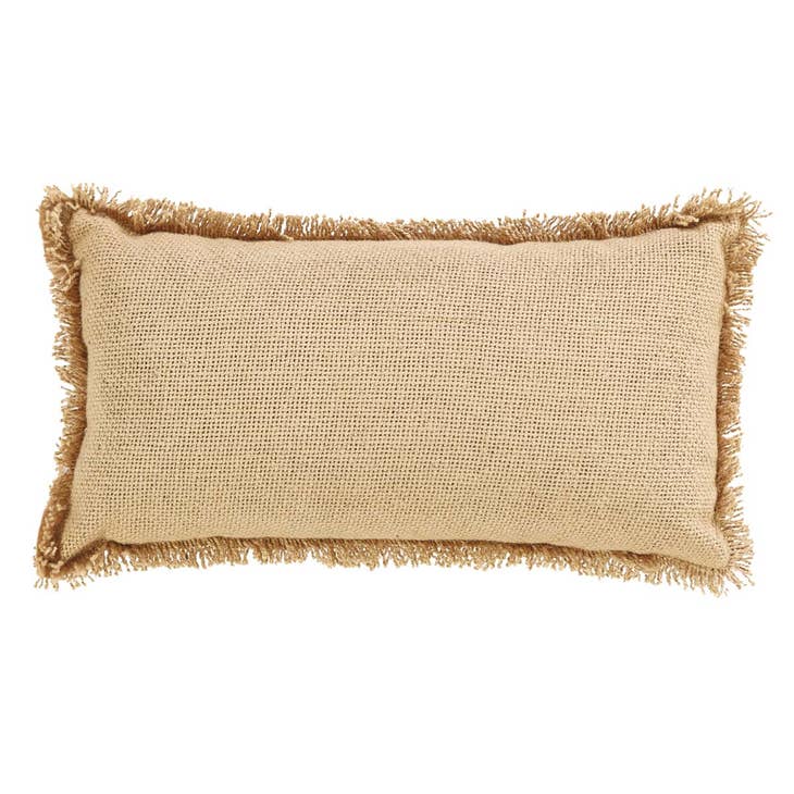 Snowflake Burlap Natural Pillow If Kisses..Snowflakes Set of 2 7x13