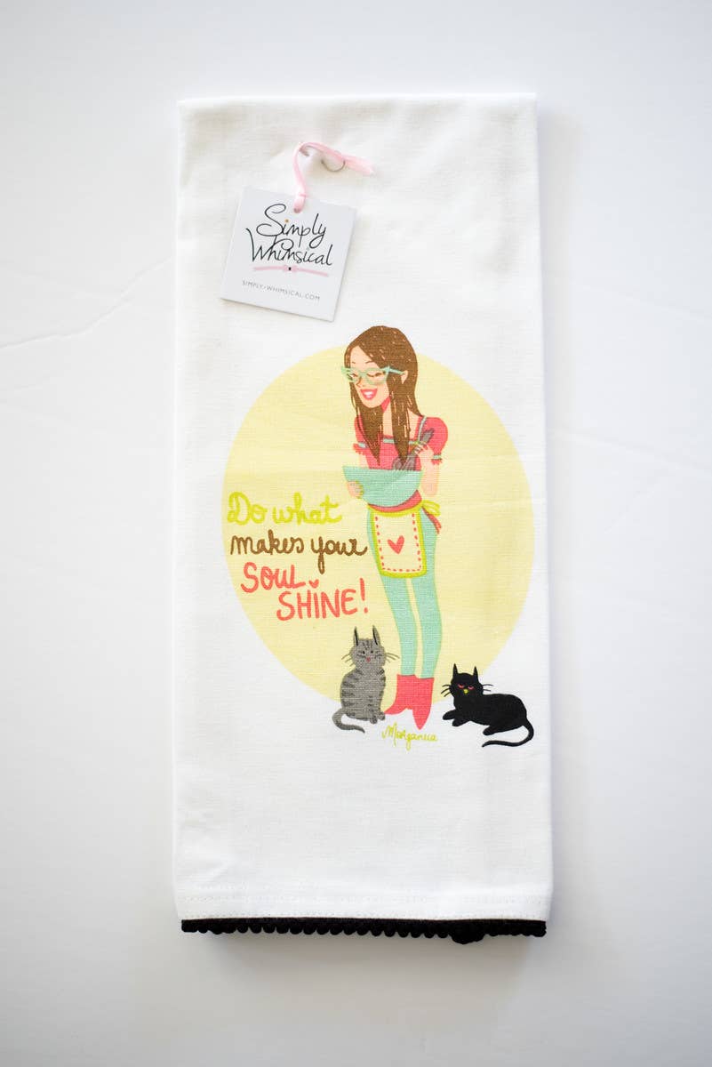 "Do what makes your Soul Shine" (2 Towel Set)
