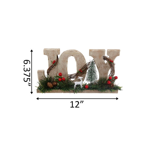 Joy - Winter Wonderland 12" Sign