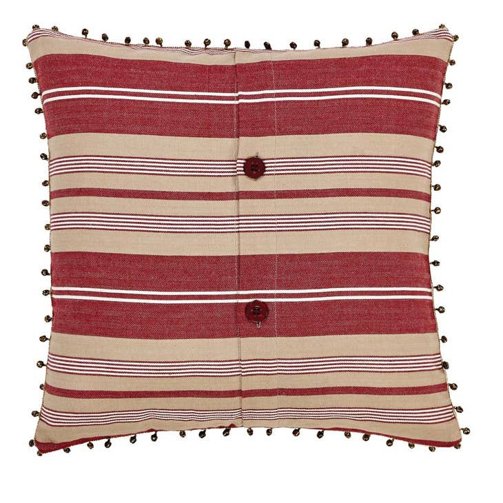 Vintage Stripe Noel Pillow 16x16