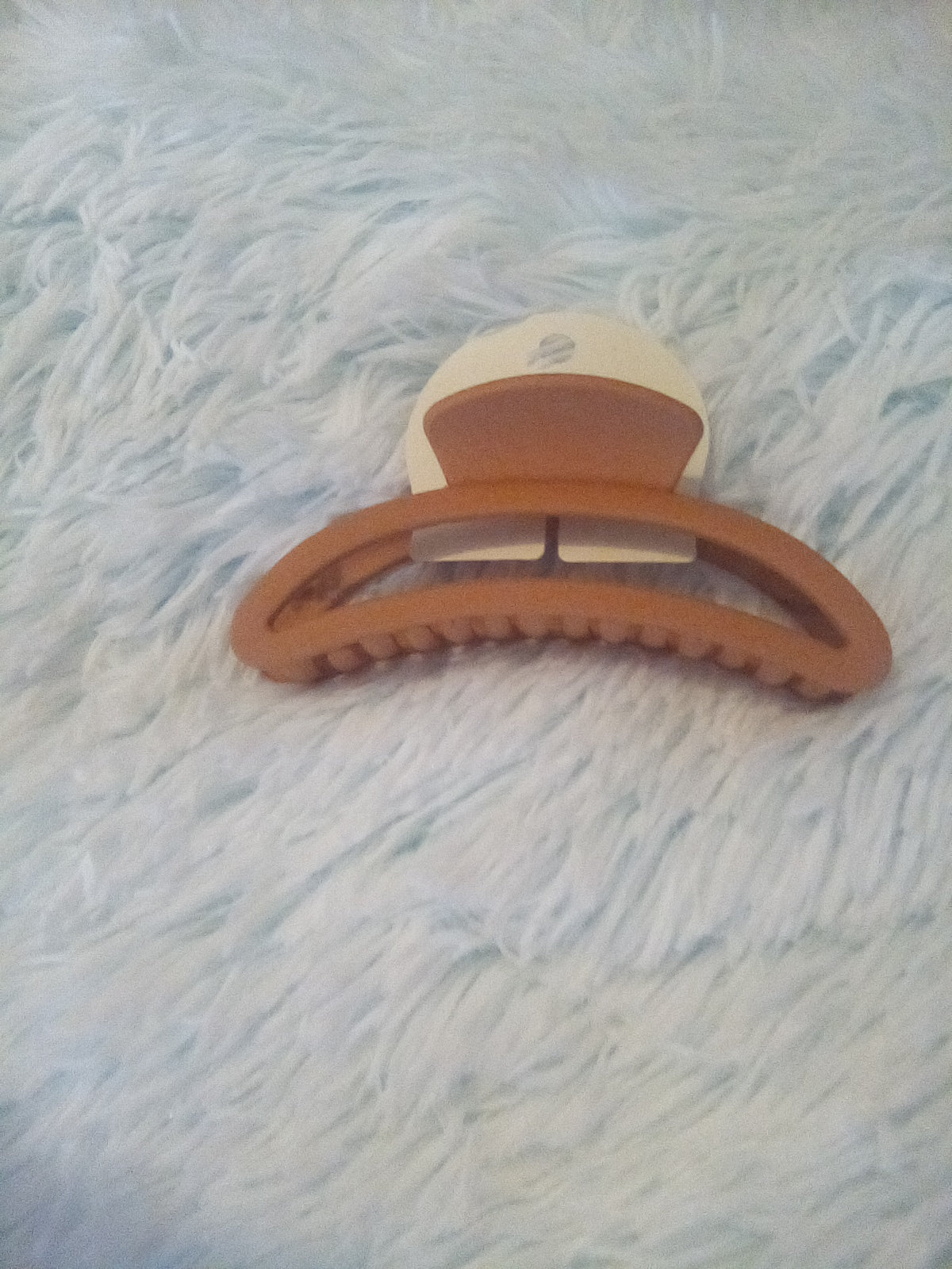 Jumbo Moon Shape Matte Color Claw Clip
