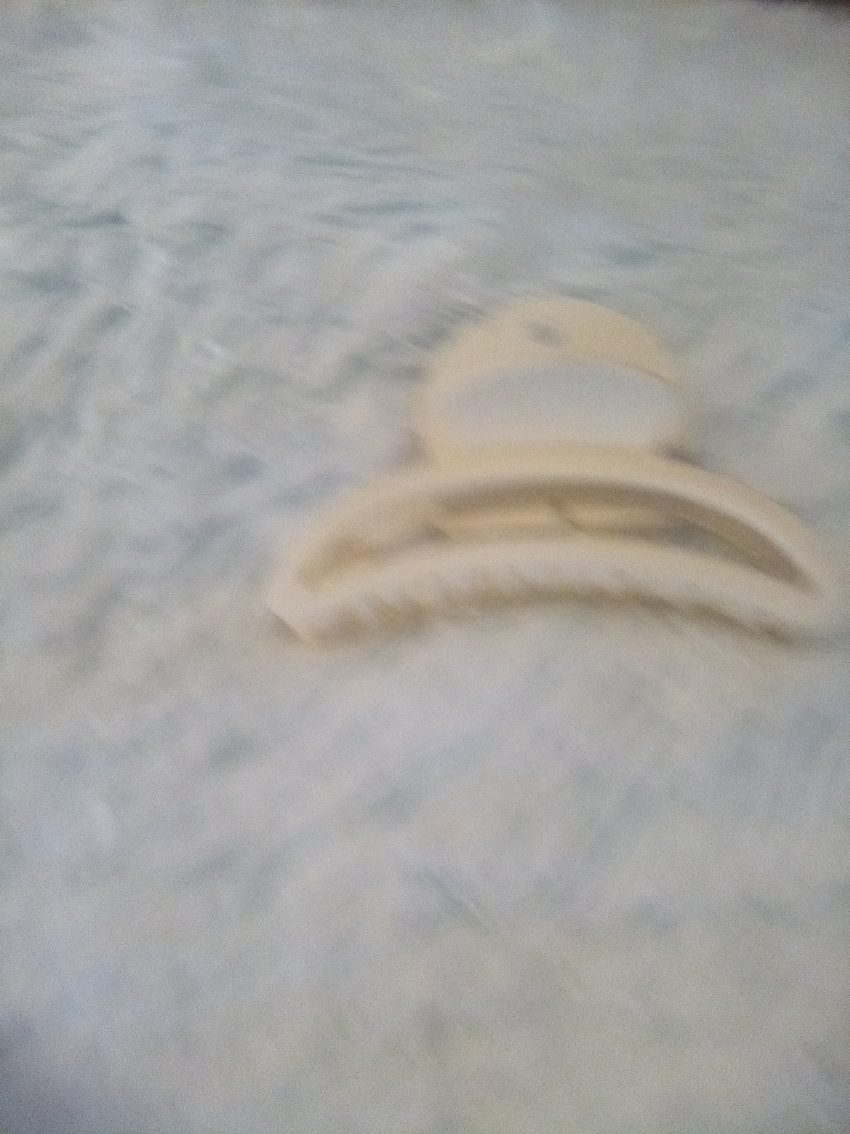 Jumbo Moon Shape Matte Color Claw Clip