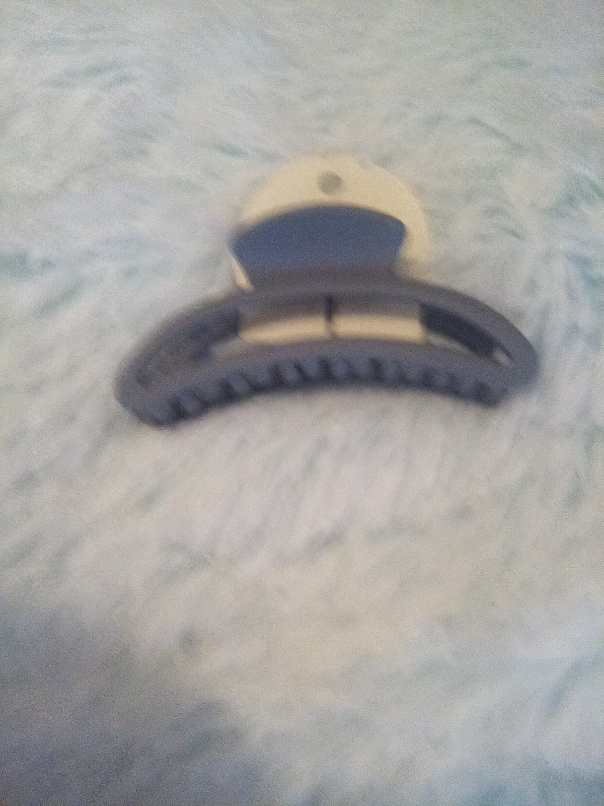 Jumbo Moon Shape Matte Color Claw Clip