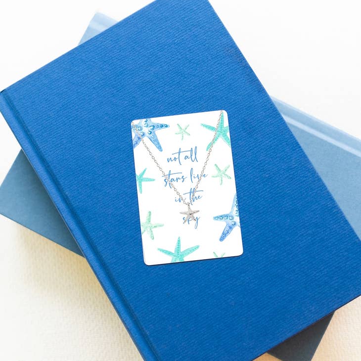 Not All the Stars Keepsake Necklace Card