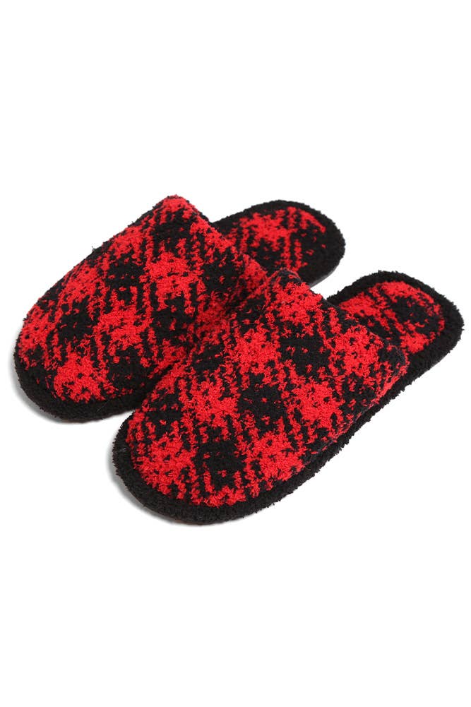 Buffalo Check Pattern Slipper