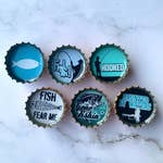 Gone Fishin' Magnet - Six Pack