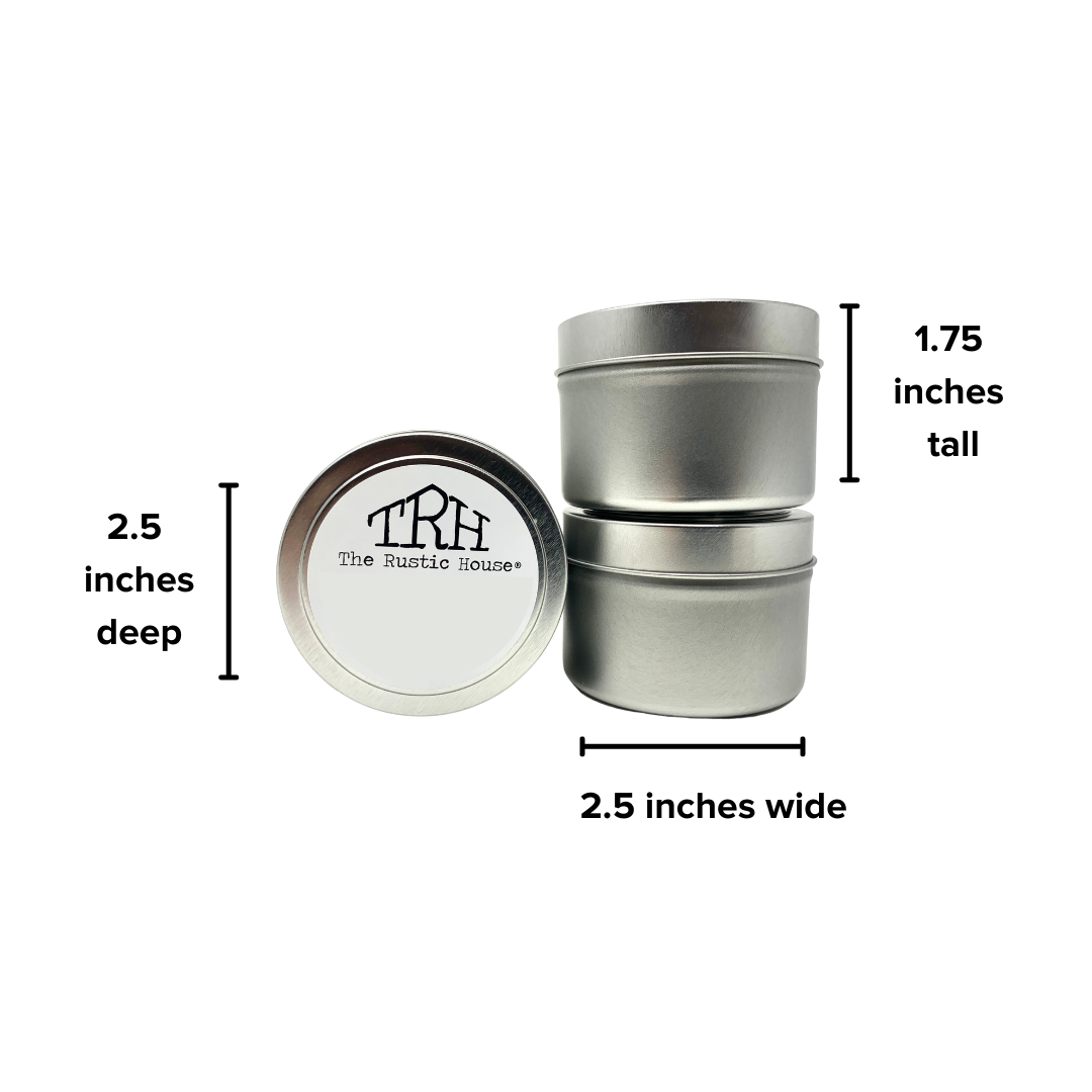 Cranberry + Spice | Silver Travel Tin Soy Candle | 4oz.