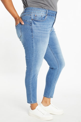 Double Waist Skinny Jeans