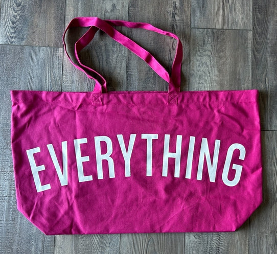 Oversized Lightweight Canvas Tote Bag