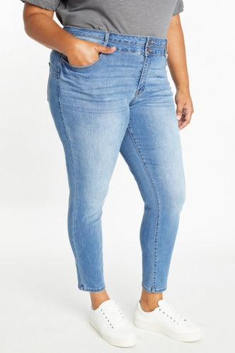 Double Waist Skinny Jeans