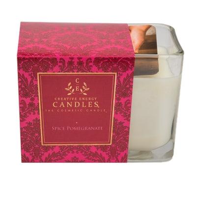 Holiday Spiced Pomegranate: 2-in-1 Soy Lotion Candle - 7oz