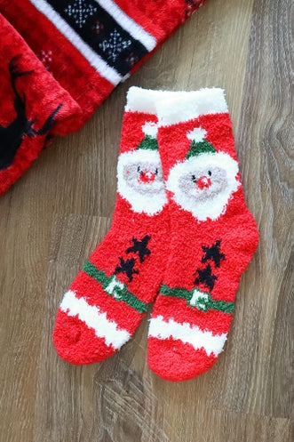 Christmas Fuzzy Socks