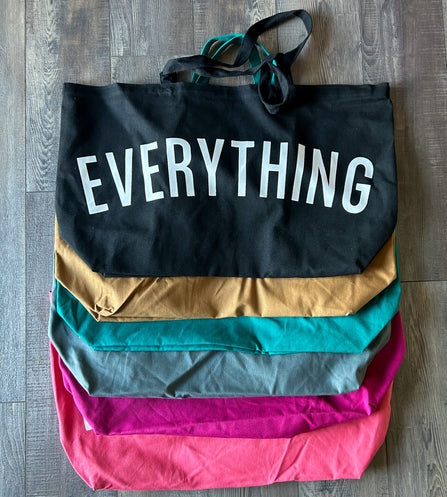 Oversized Lightweight Canvas Tote Bag