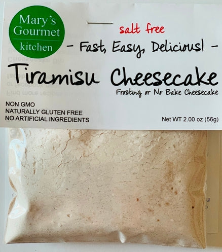 Tiramisu Cheesecake No Bake or Dip Mix