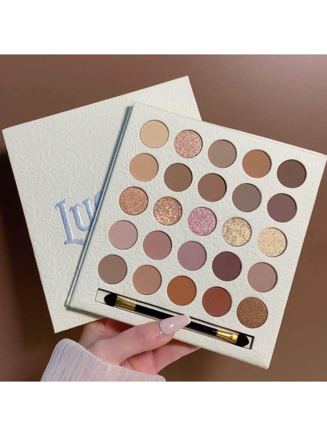 25 Color Eyeshadow Palette with Brush
