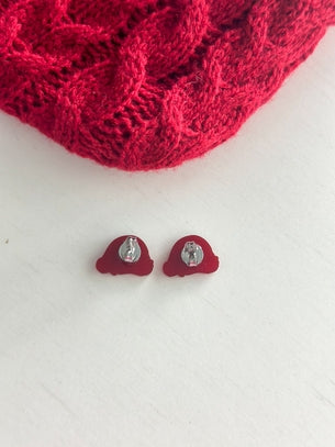 "Santa Hat" Stud Earrings