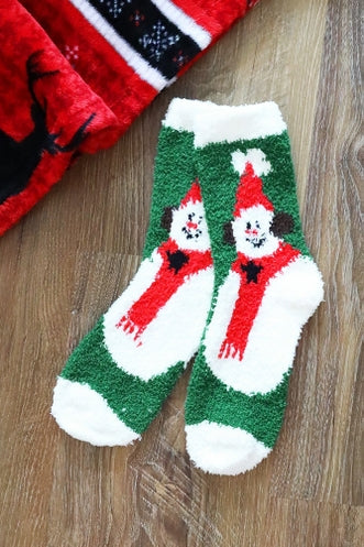 Christmas Fuzzy Socks