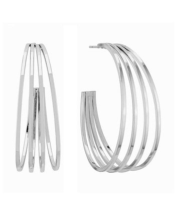 Metal Hoop Earrings