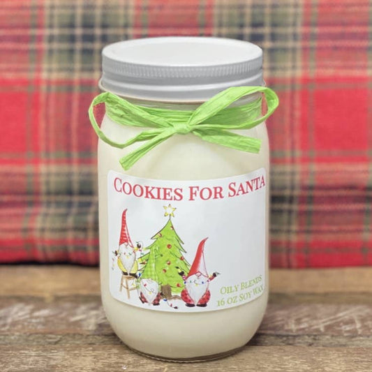 Jumbo Cookies for Santa Candle