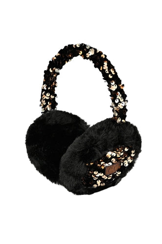 C.C Faux Fur Sequin Earmuffs