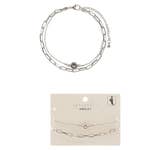 Smiley Face Metal Double Layered Anklet