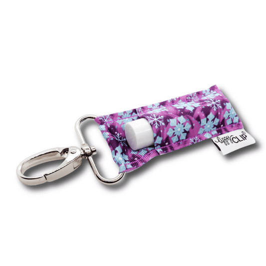 Purple Snowflakes LippyClip®