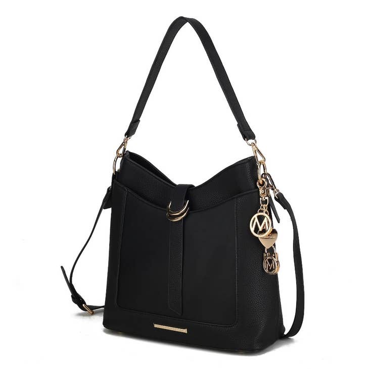 Geneva Vegan Leather Shoulder Handbag Crossover by Mia K