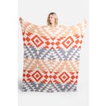 Luxury Soft Aztec Print Throw Blanket-Orange\Camel