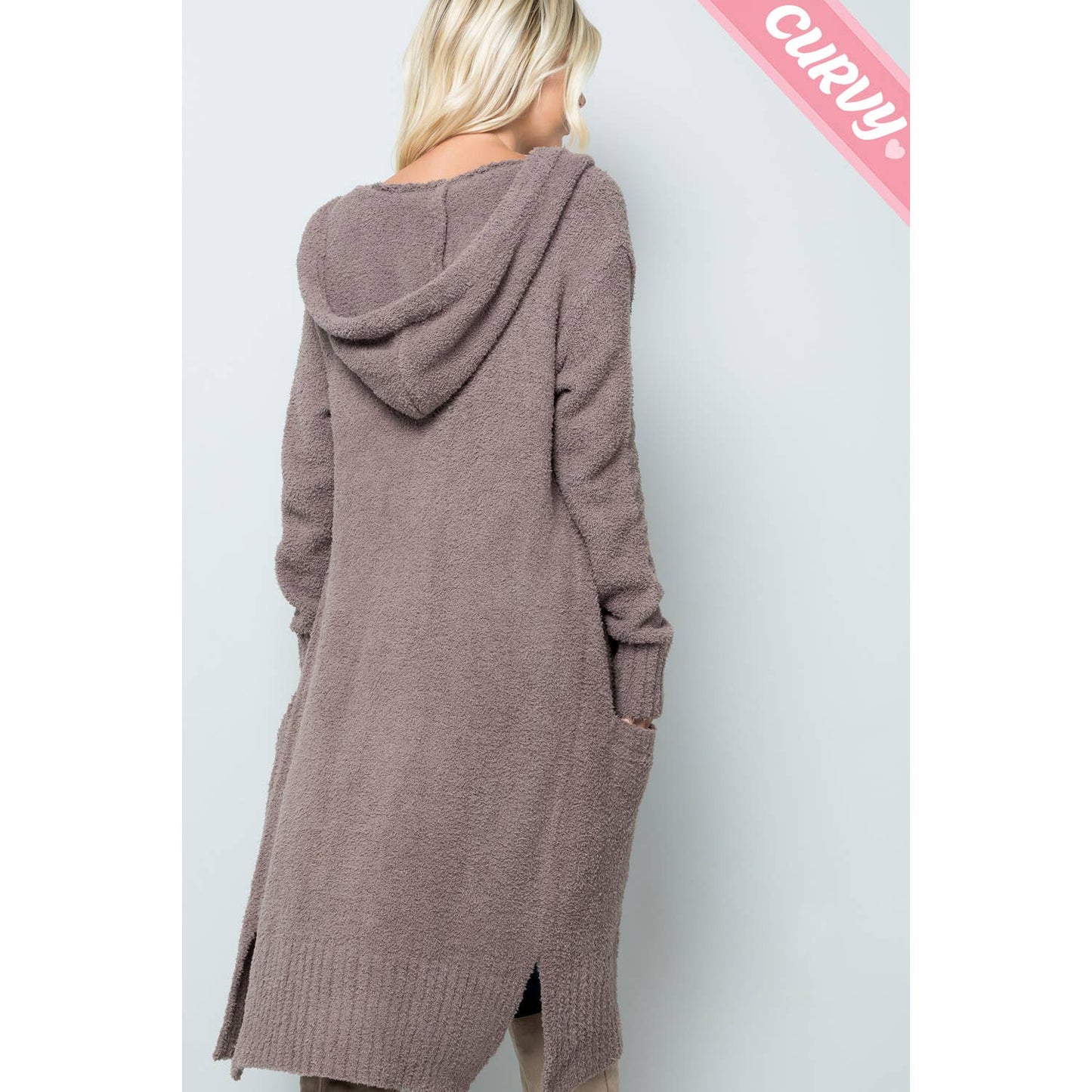 Hoodie Soft Long Cardigan