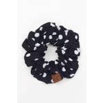 C.C Polka Dot Scrunchies-Black