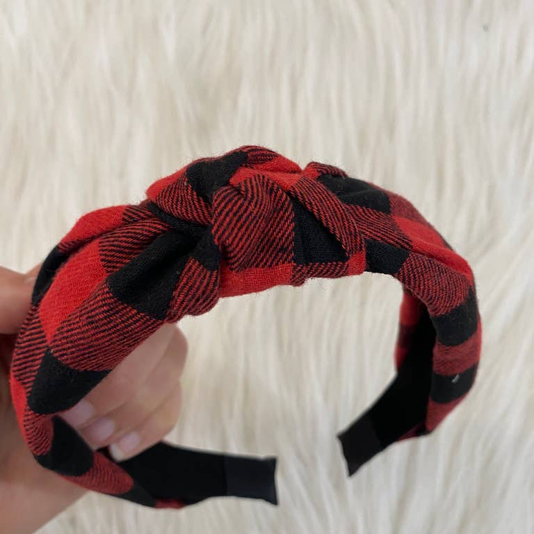 Buffalo Plaid Headband