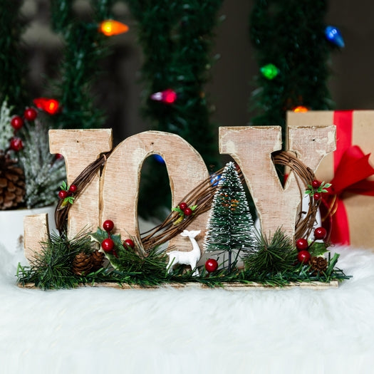 Joy - Winter Wonderland 12" Sign