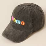 Mama Retro Font Baseball Cap