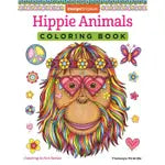 Hippie Animals Coloring Book
