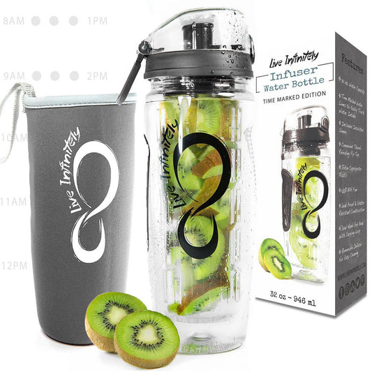 32oz Time Marked Infuser & Insulation Sleeve