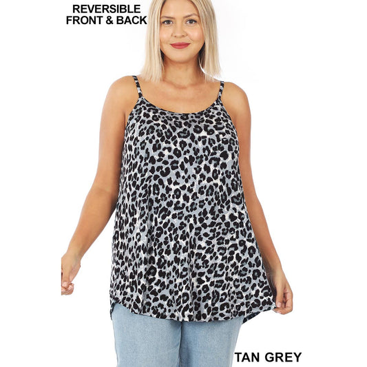 LEOPARD FRONT & BACK REVERSIBLE CAMI