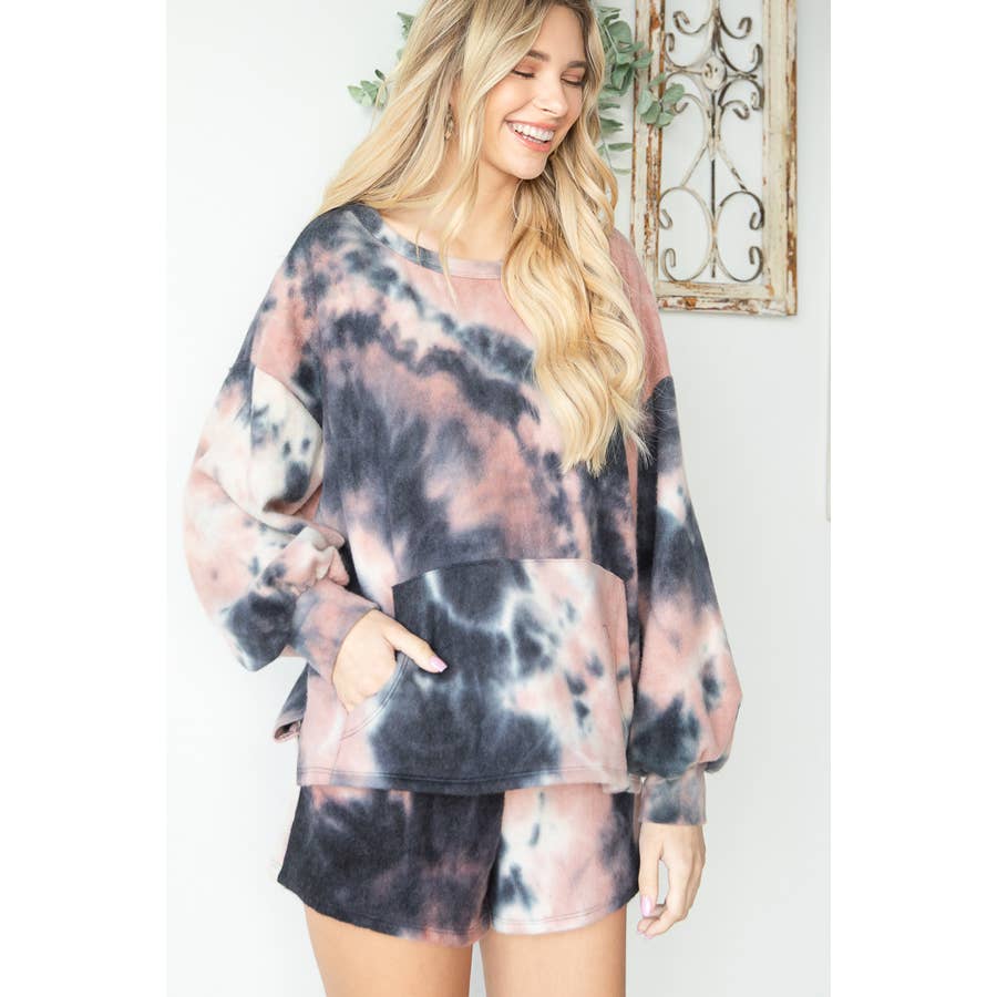 Comfy Tie-Dye Print Set