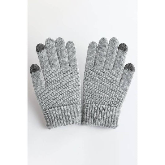 Texting Knit Gloves