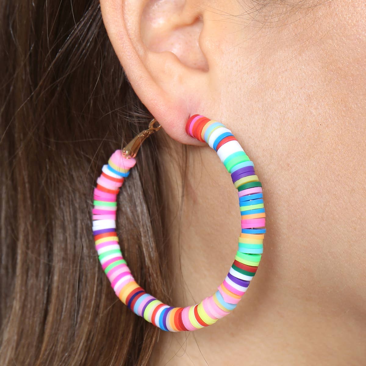 LIGHT MULTI HOOP EARRINGS