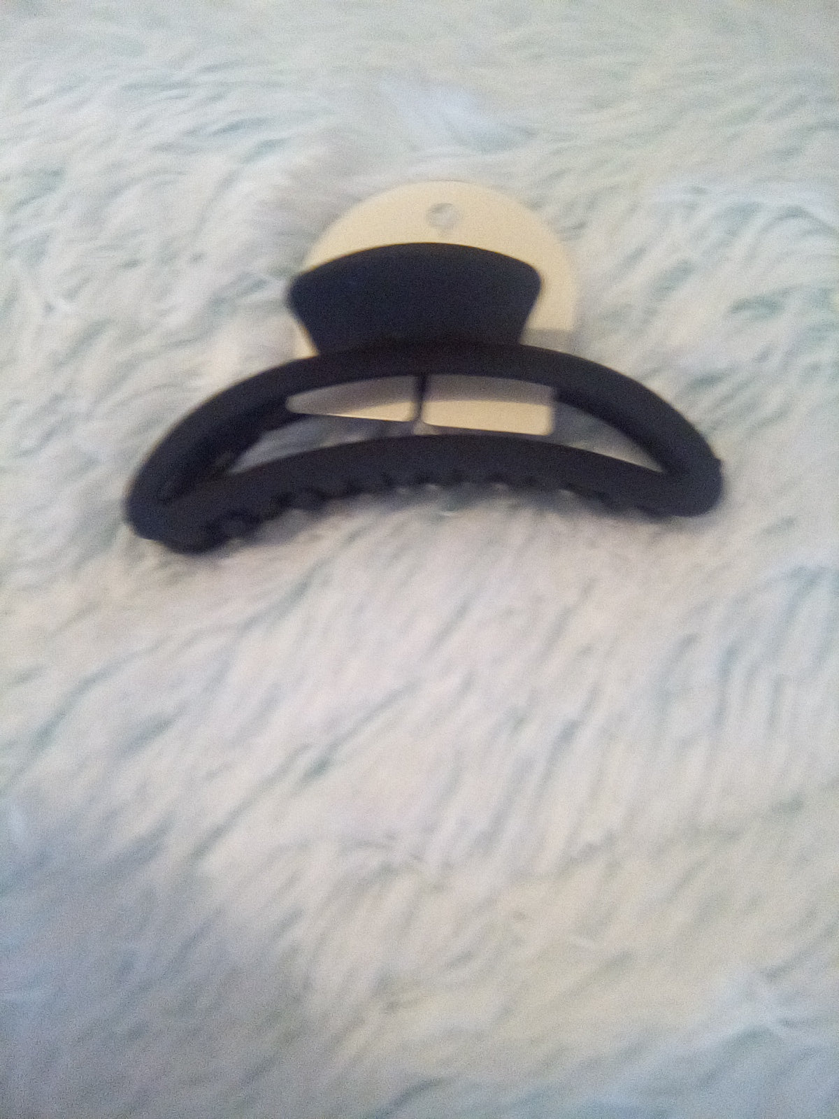 Jumbo Moon Shape Matte Color Claw Clip