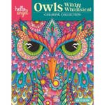 Wild & Whimsical Owls Coloring Book