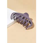 Solid octopus shape hair claw-Purple