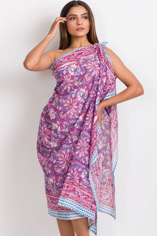 Kishori Block Print Sarong