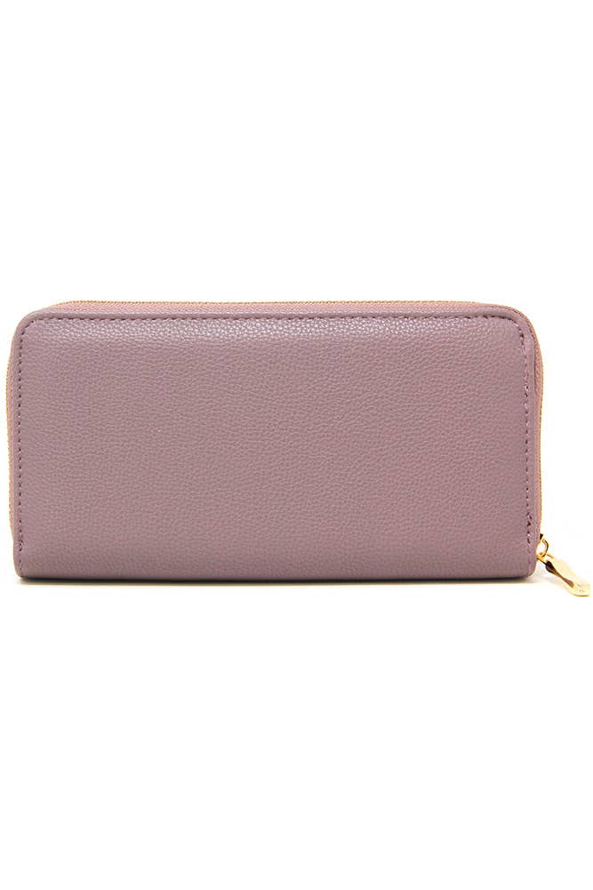 Solid Color PU Wallet