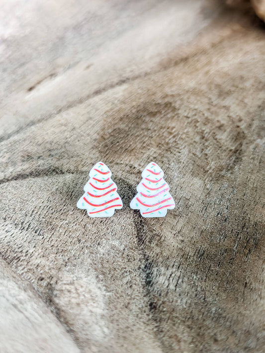 Christmas Tree" Stud Earrings