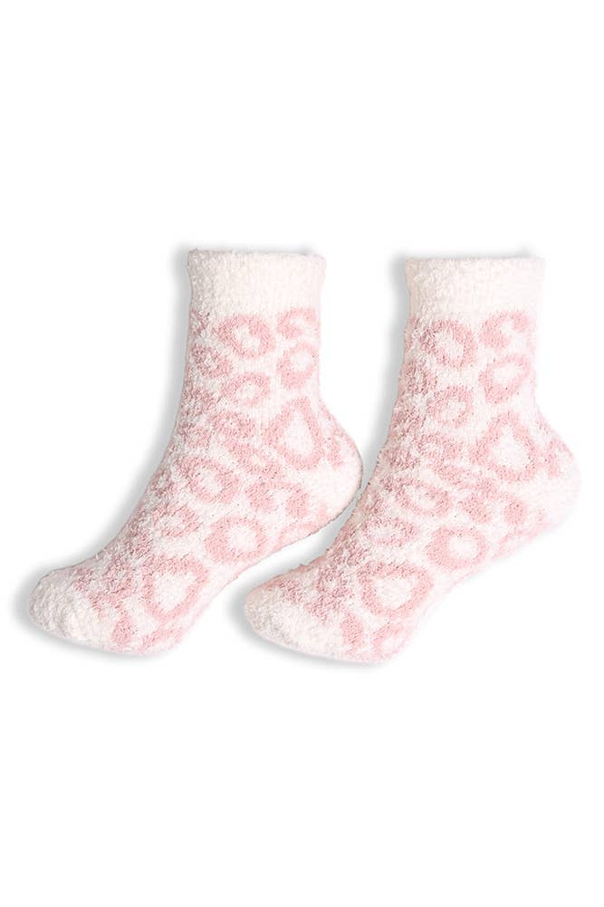 Leopard Mini-Crew Socks