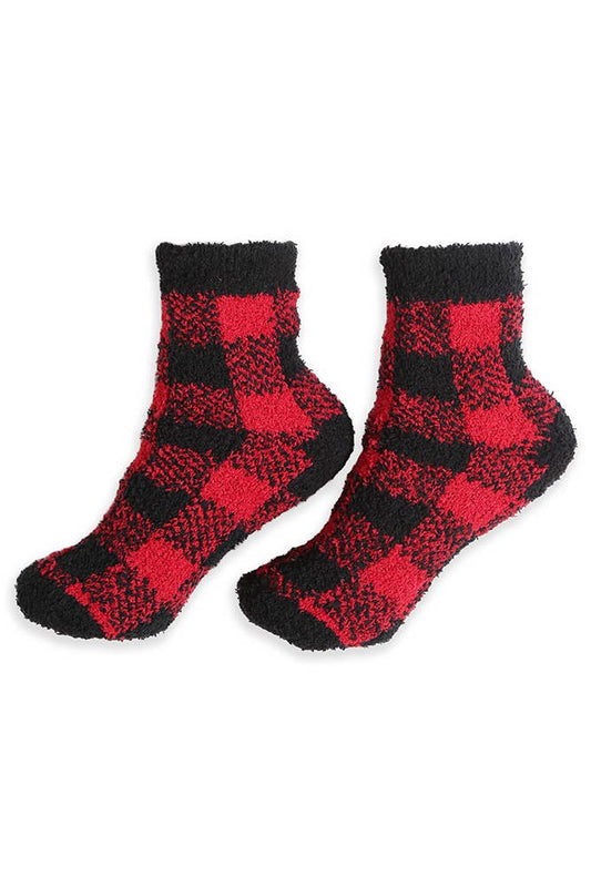 Checked Mini-Crew Socks