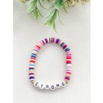 Rainbow Disc Bracelet